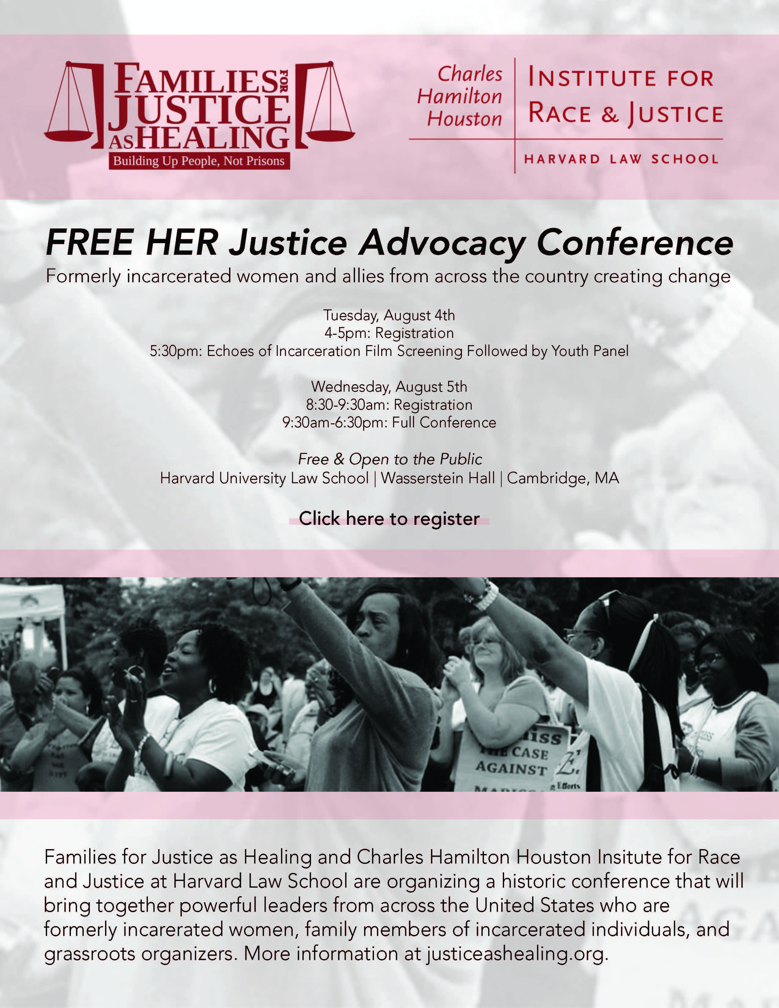 Free Her Conference Charles Hamilton Houston Institute for Race & Justice